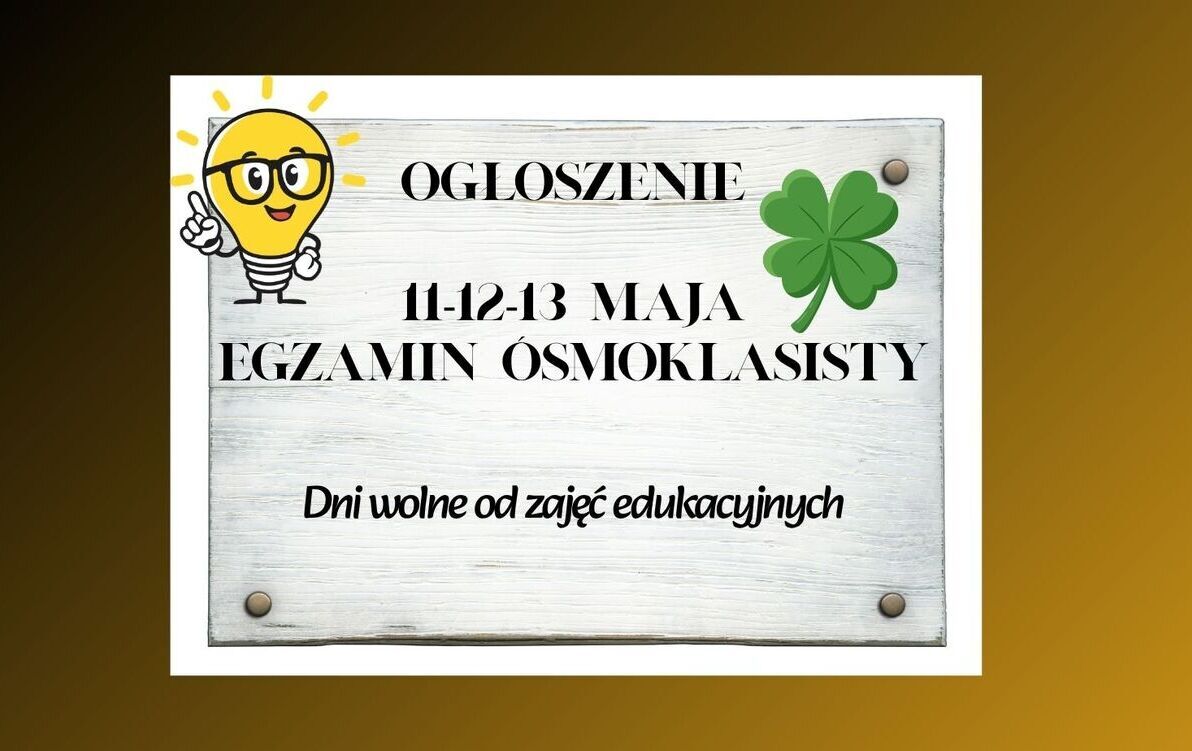 Zdjęcie do OGŁOSZENIE