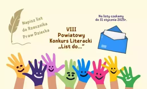 Zdjęcie do Powiatowy Konkurs Literacki ,,List do..."